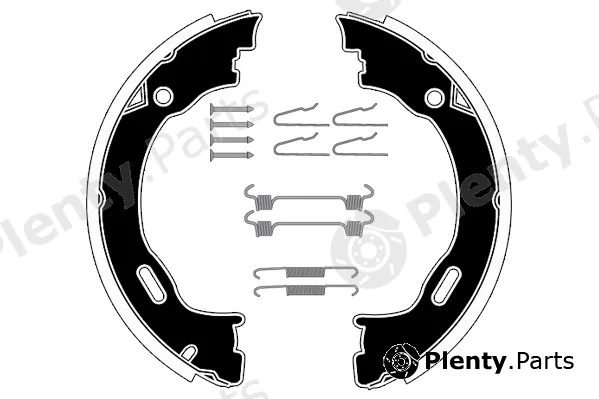 Raicam RA28821 — Brake Shoe Set, parking brake