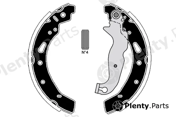 Raicam RA30010 — Brake Shoe Set