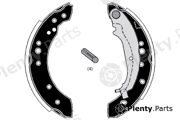 Raicam RA29210 — Brake Shoe Set