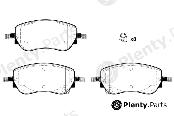 Raicam RA.1260.0 — Brake Pad Set, disc brake