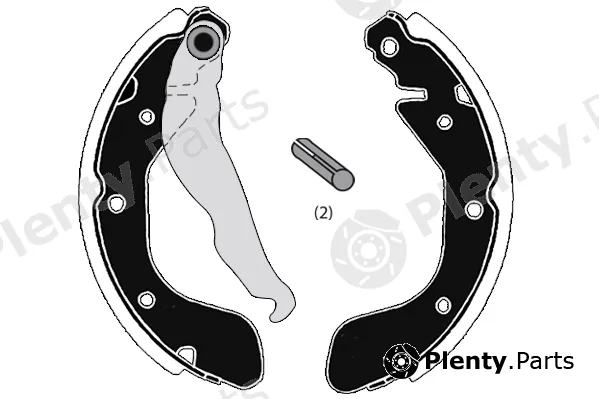 Raicam RA27450 — Brake Shoe Set