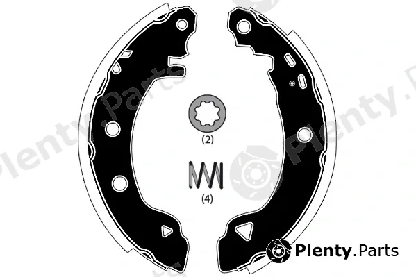 Raicam RA24990 — Brake Shoe Set