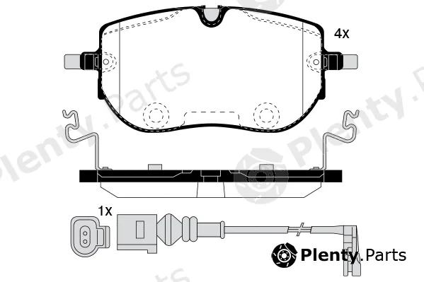 Raicam RA.1318.0 — Brake Pad Set, disc brake