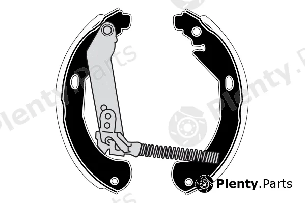 Raicam RA20380 — Brake Shoe Set