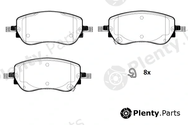 Raicam RA.1260.1 — Brake Pad Set, disc brake