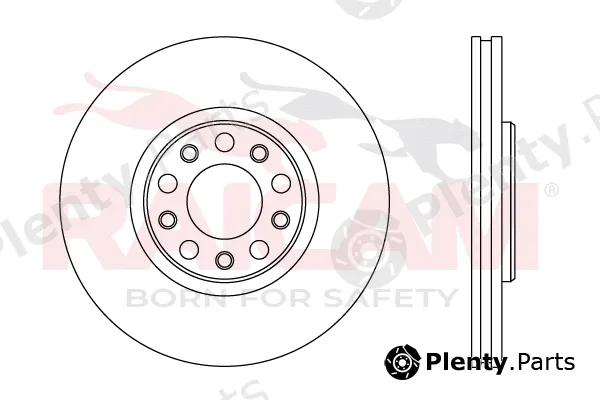 Raicam RD01534 — Brake Disc
