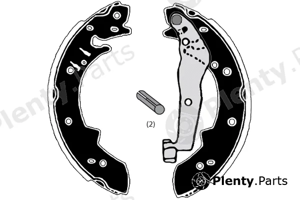 Raicam RA28040 — Brake Shoe Set