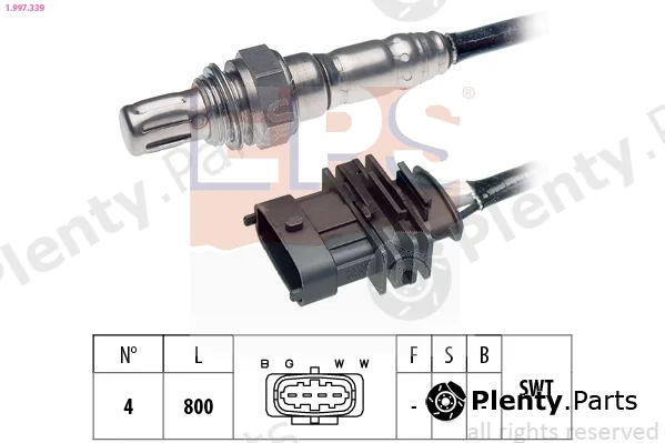 EPS 1.997.339 — Lambda Sensor Made in Italy - OE Equivalent