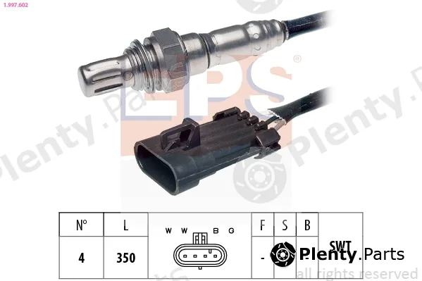 EPS 1.997.602 — Lambda Sensor Made in Italy - OE Equivalent