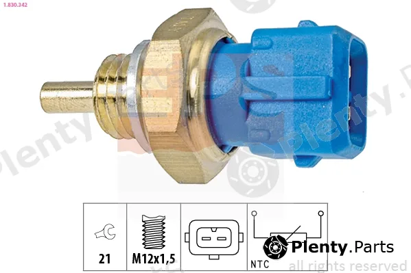 EPS 1.830.342 — Sensor, coolant temperature Made in Italy - OE Equivalent