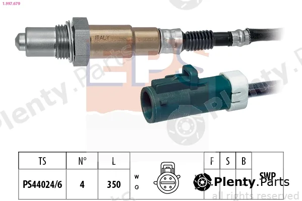 EPS 1.997.679 — Lambda Sensor Made in Italy - OE Equivalent