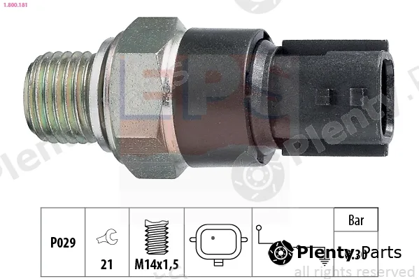 EPS 1.800.181 — Oil Pressure Switch Made in Italy - OE Equivalent