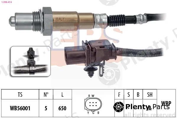 EPS 1.998.414 — Lambda Sensor Made in Italy - OE Equivalent