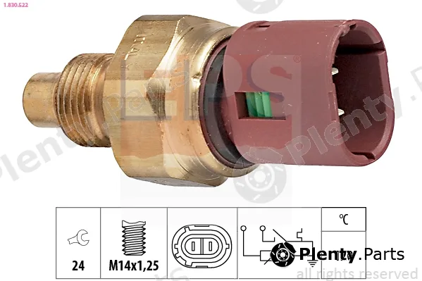 EPS 1.830.522 — Sensor, coolant temperature Made in Italy - OE Equivalent