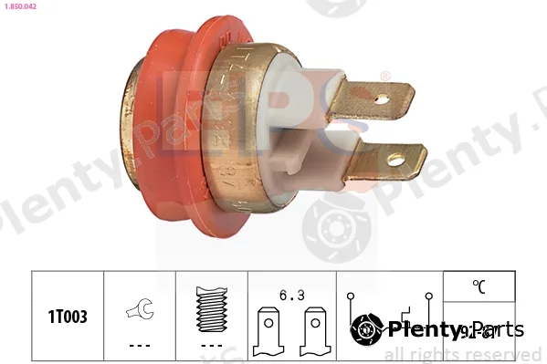 EPS 1.850.042 — Temperature Switch, radiator fan Made in Italy - OE Equivalent