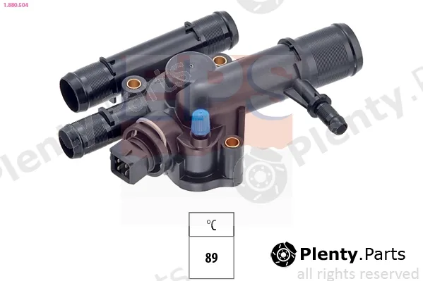 EPS 1.880.504 — Thermostat, coolant Made in Italy - OE Equivalent