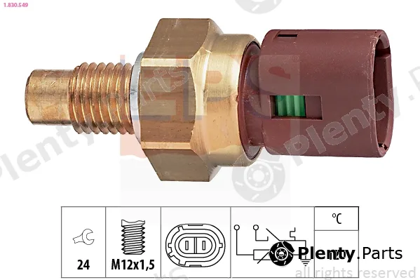 EPS 1.830.549 — Sensor, coolant temperature Made in Italy - OE Equivalent