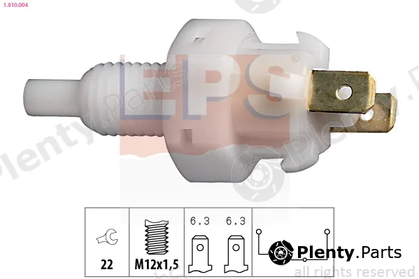 EPS 1.810.004 — Stop Light Switch Made in Italy - OE Equivalent