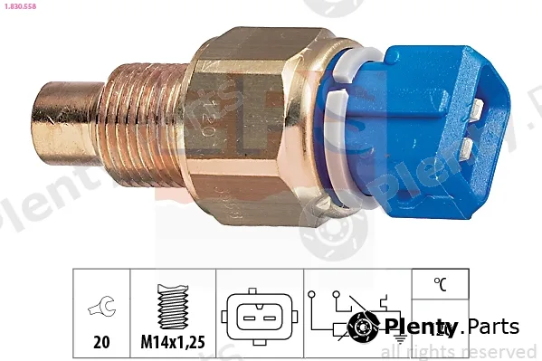 EPS 1.830.558 — Sensor, coolant temperature Made in Italy - OE Equivalent