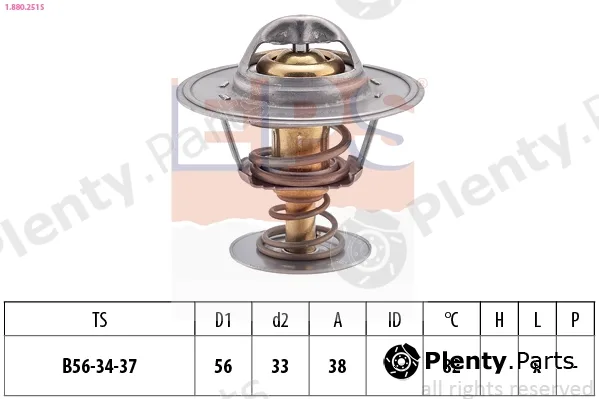 EPS 1.880.251S — Thermostat, coolant Made in Italy - OE Equivalent