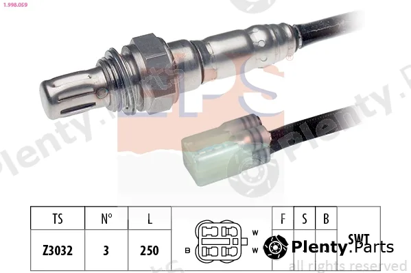 EPS 1.998.059 — Lambda Sensor Made in Italy - OE Equivalent