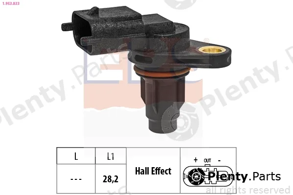 EPS 1.953.833 — Sensor, camshaft position Made in Italy - OE Equivalent