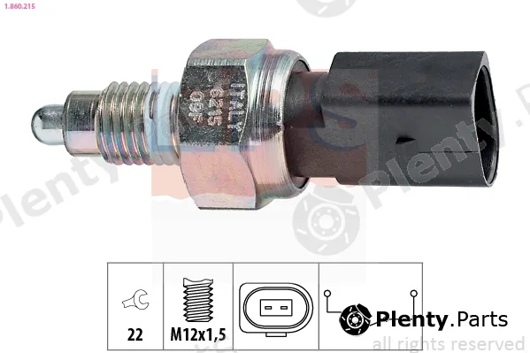 EPS 1.860.215 — Switch, reverse light Made in Italy - OE Equivalent