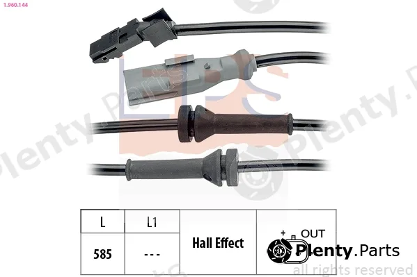 EPS 1.960.144 — Sensor, wheel speed Made in Italy - OE Equivalent