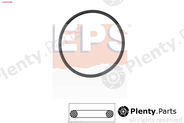 EPS 1.890.688 — Seal, thermostat Made in Italy - OE Equivalent