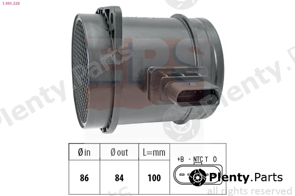 EPS 1.991.329 — Mass Air Flow Sensor Made in Italy - OE Equivalent