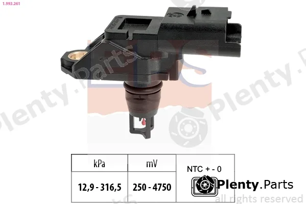 EPS 1.993.261 — Air Pressure Sensor, altitude adaption Made in Italy - OE Equivalent