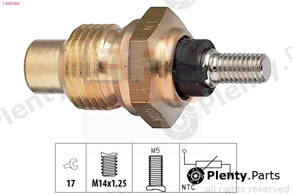 EPS 1.830.003 — Sensor, coolant temperature Made in Italy - OE Equivalent