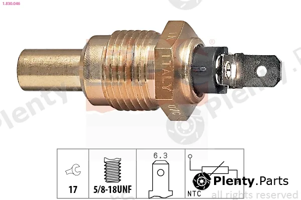 EPS 1.830.046 — Sensor, coolant temperature Made in Italy - OE Equivalent