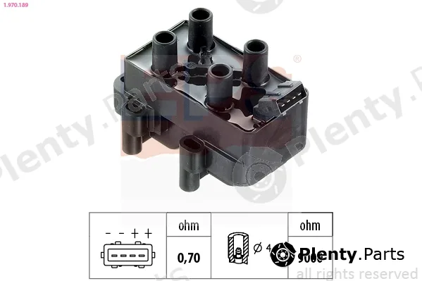 EPS 1.970.189 — Ignition Coil Made in Italy - OE Equivalent