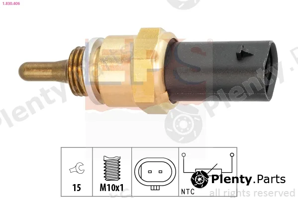 EPS 1.830.406 — Sensor, oil temperature Made in Italy - OE Equivalent