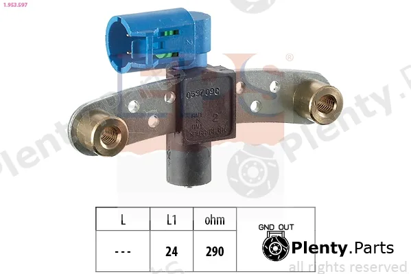 EPS 1.953.597 — Sensor, crankshaft pulse Made in Italy - OE Equivalent