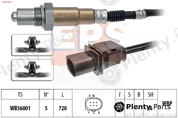 EPS 1.998.421 — Lambda Sensor Made in Italy - OE Equivalent