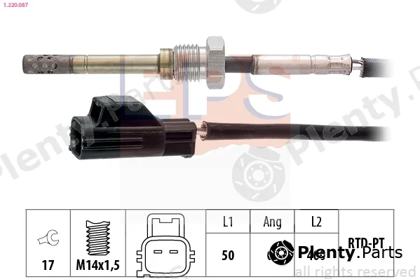 EPS 1.220.087 — Sensor, exhaust gas temperature Made in Italy - OE Equivalent