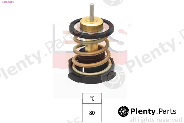 EPS 1.880.967S — Thermostat, coolant Made in Italy - OE Equivalent