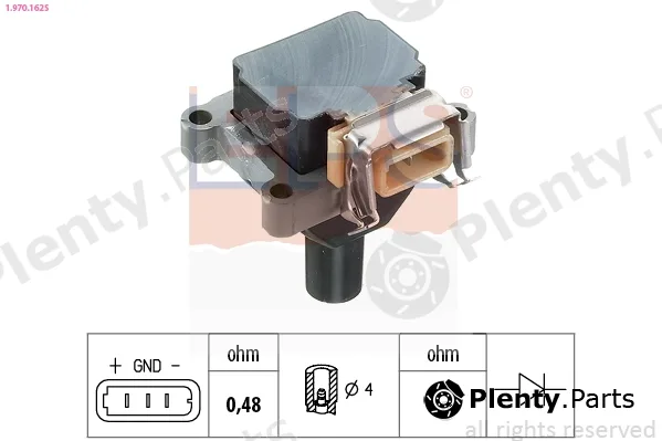 EPS 1.970.162S — Ignition Coil Made in Italy - OE Equivalent