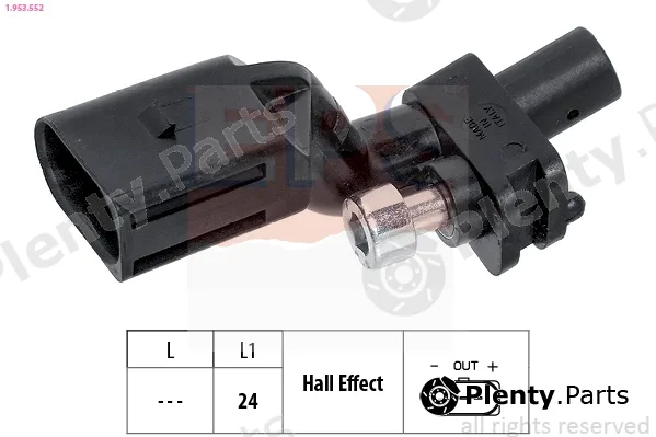 EPS 1.953.552 — Sensor, crankshaft pulse Made in Italy - OE Equivalent