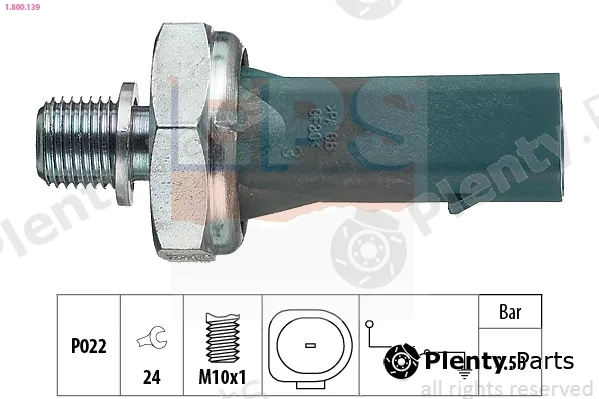 EPS 1.800.139 — Oil Pressure Switch Made in Italy - OE Equivalent
