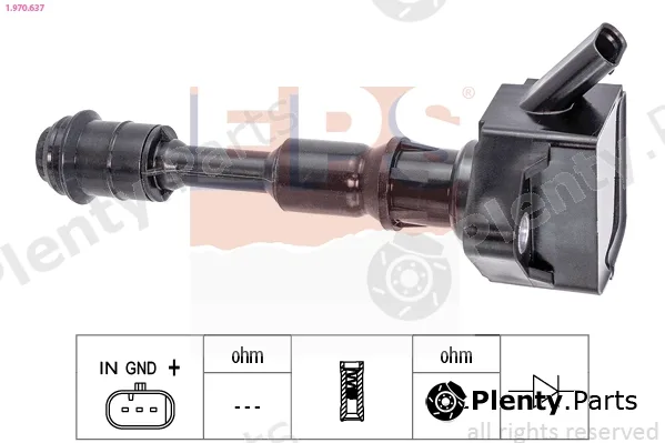 EPS 1.970.637 — Ignition Coil Made in Italy - OE Equivalent