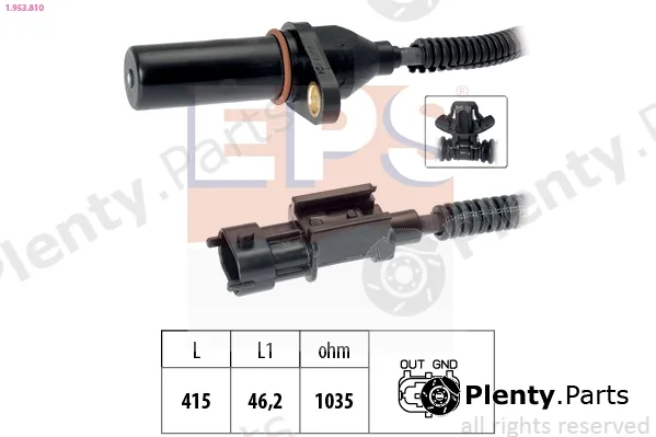 EPS 1.953.810 — Sensor, crankshaft pulse Made in Italy - OE Equivalent