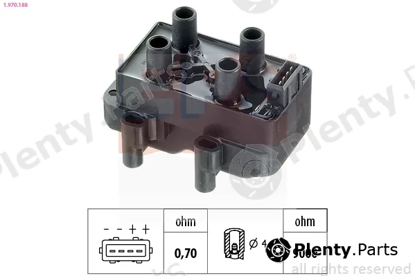 EPS 1.970.188 — Ignition Coil Made in Italy - OE Equivalent
