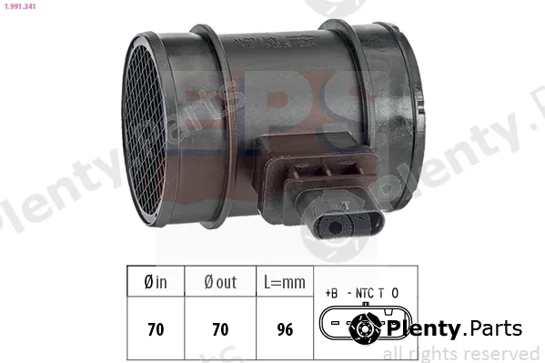 EPS 1.991.341 — Mass Air Flow Sensor Made in Italy - OE Equivalent