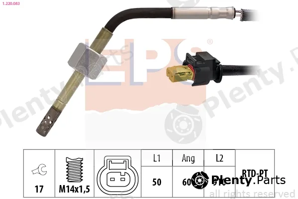 EPS 1.220.083 — Sensor, exhaust gas temperature Made in Italy - OE Equivalent