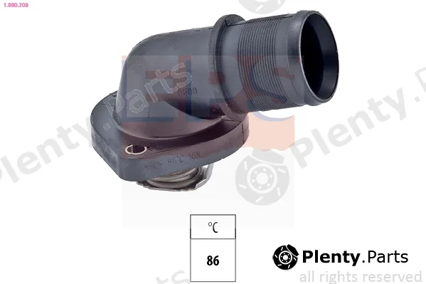 EPS 1.880.308 — Thermostat, coolant Made in Italy - OE Equivalent