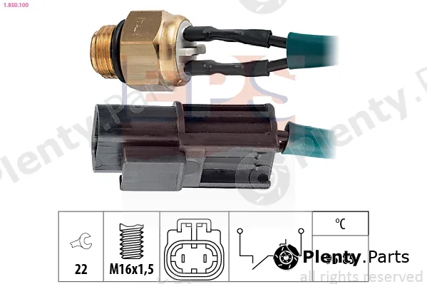 EPS 1.850.100 — Temperature Switch, radiator fan Made in Italy - OE Equivalent
