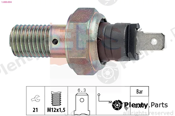 EPS 1.800.004 — Oil Pressure Switch Made in Italy - OE Equivalent